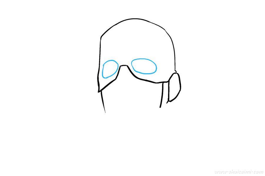 美国队长怎么画 美国队长简笔画简单又漂亮彩色