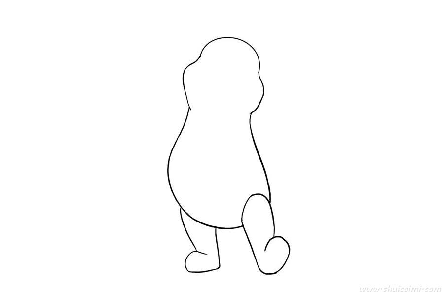 小熊维尼怎么画 小熊维尼简笔画步骤