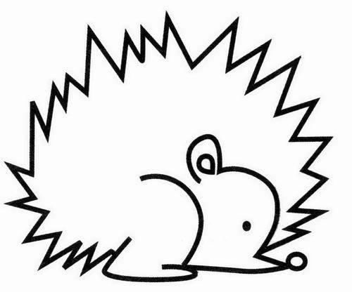 小刺猬简笔画 小刺猬简笔画幼儿
