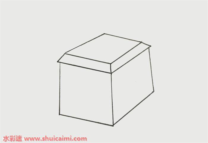 空投箱子怎么画 空投箱子简笔画简单易画彩色