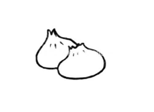 小笼包简笔画 上海小笼包简笔画