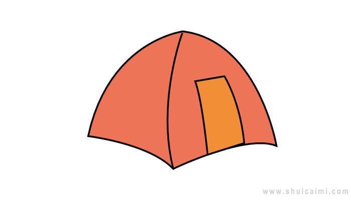 帐篷简笔画怎么画 帐篷简笔画简单
