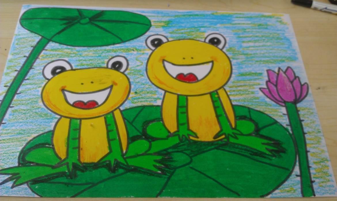 画青蛙的简笔画 关于夏天青蛙怎么画