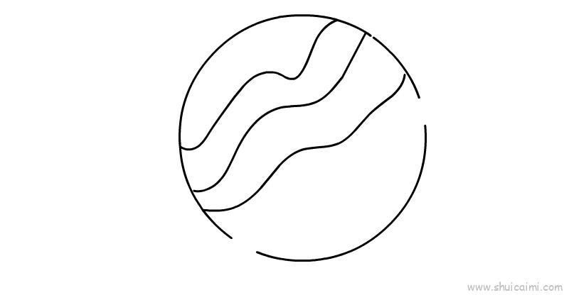 星球儿童画怎么画 星球简笔画步骤