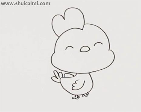 鸡简笔画怎么画 鸡简笔画步骤