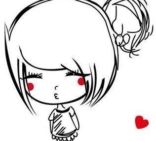 可爱简笔画手绘女孩 可爱简笔画手绘女孩丸子头