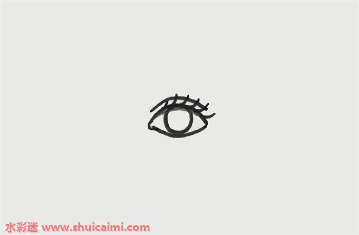 古代眼睛怎么画 古代眼睛简笔画简单又漂亮彩色