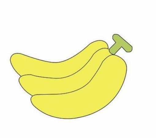 简笔画香蕉 简笔画香蕉树