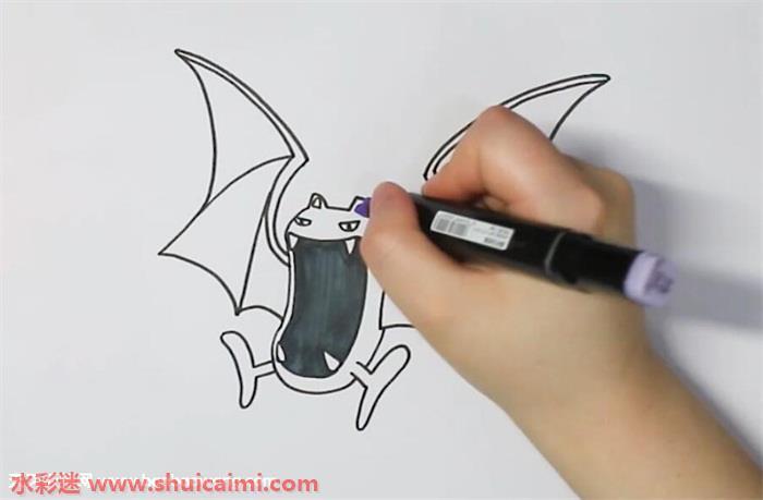 大嘴蝠怎么画 大嘴蝠简笔画简单易画