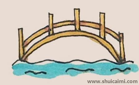 木桥儿童简笔画