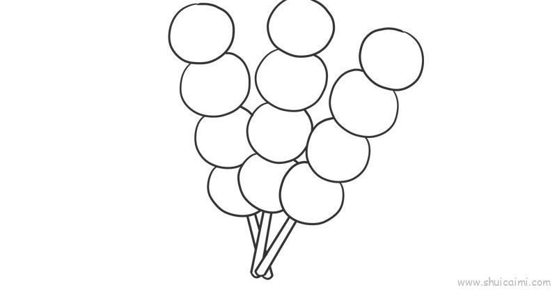 元旦冰糖葫芦儿童画怎么画 元旦冰糖葫芦简笔画简单又好看