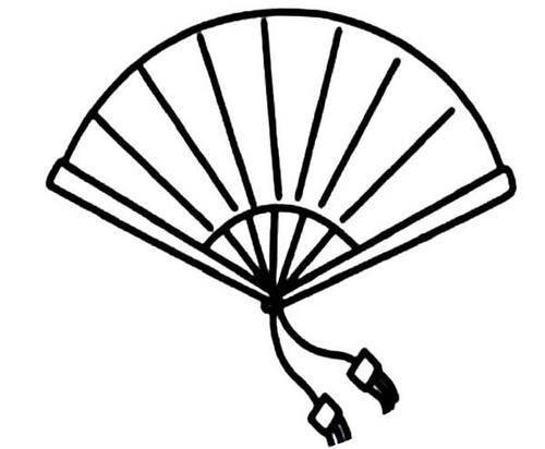 扇子简笔画 扇子简笔画古风