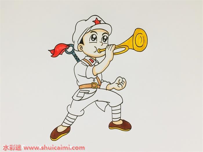 红色革命烈士怎么画 红色革命烈士简笔画漂亮卡通