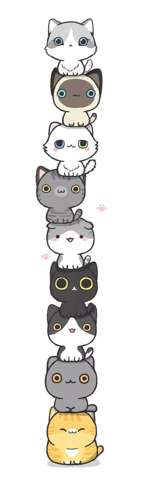 猫咪简笔画 猫咪简笔画简单漂亮呆萌