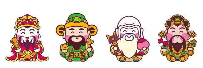 福禄寿喜财简笔画图片 福禄寿喜财简笔画图片大全可爱