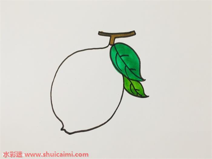 柠檬怎么画 柠檬简笔画步骤
