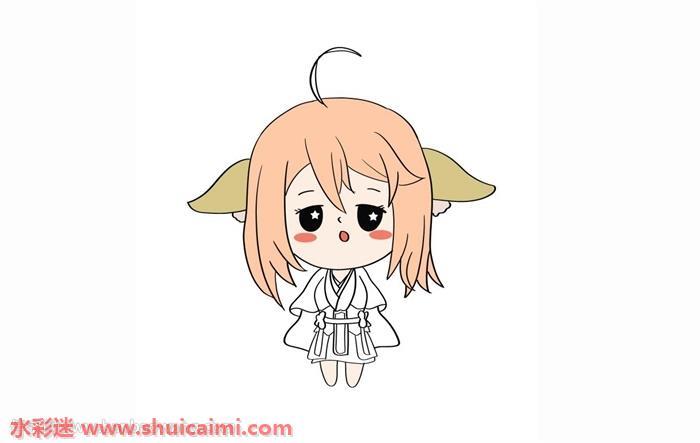 涂山红红怎么画 涂山红红简笔画简单易画