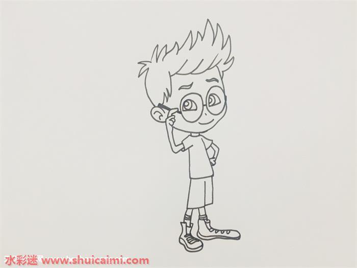 天才威怎么画 天才威简笔画图片大全
