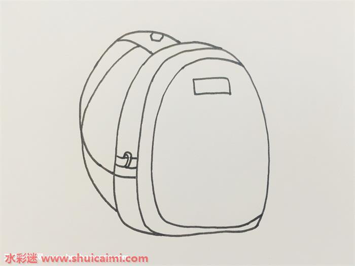 三级包怎么画 三级包简笔画漂亮卡通