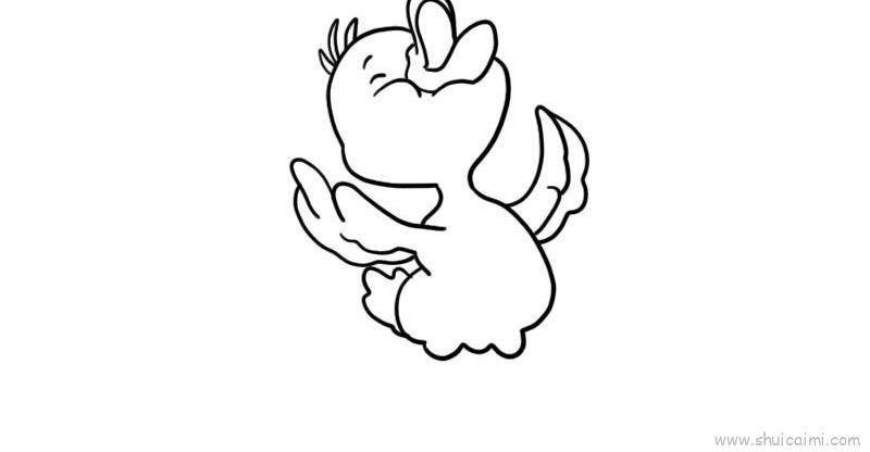 小鸭子儿童画怎么画 小鸭子简笔画步骤