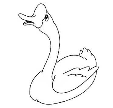鹅简笔画 鹅简笔画图片