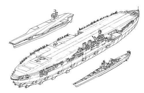 航母简笔画 航母简笔画图片