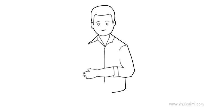 农民儿童画怎么画 农民简笔画画法