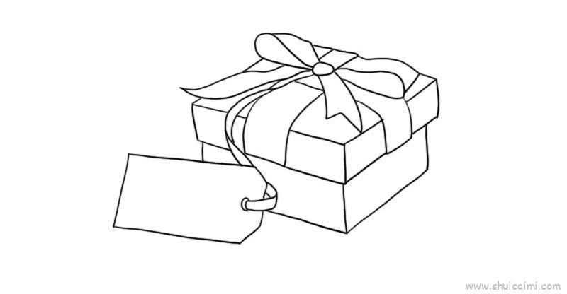 感恩节礼盒儿童画怎么画 感恩节礼盒简笔画图片大全