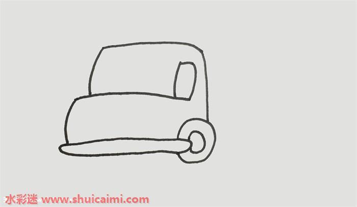 洒水车怎么画 洒水车简笔画画法