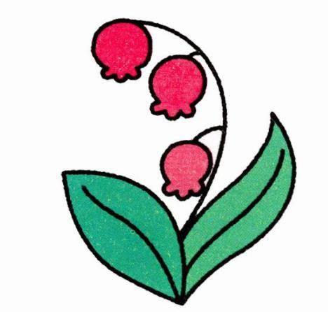 花简笔画 花简笔画彩色