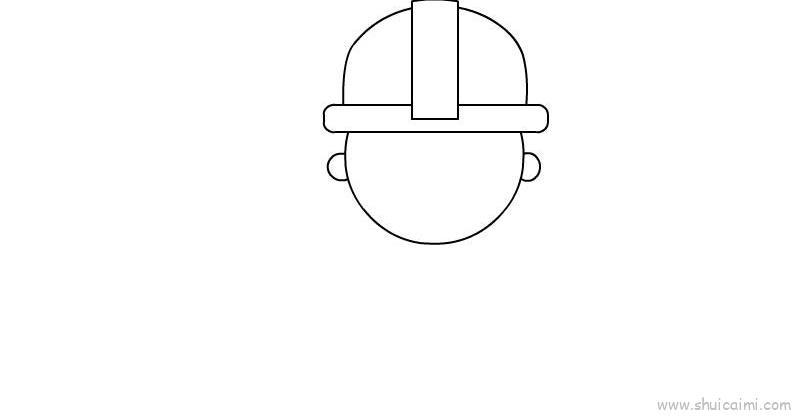 工人儿童画怎么画 工人简笔画顺序