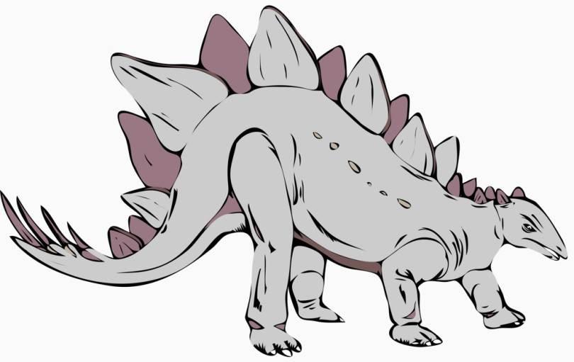 剑龙简笔画 翼龙简笔画图片大全