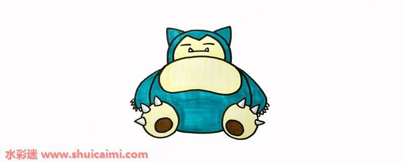 神奇宝贝卡比兽怎么画 神奇宝贝卡比兽简笔画简单易画