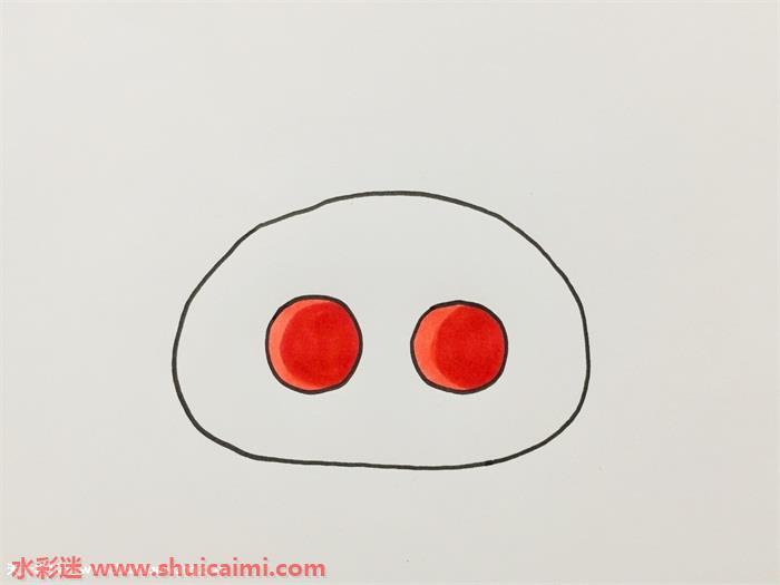 猪鼻子怎么画 猪鼻子简笔画步骤图