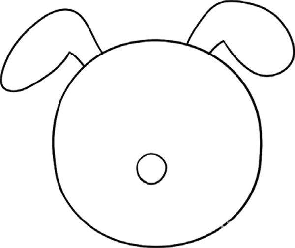 忠诚的小狗绘画教程的简笔画怎么画 忠诚的小狗绘画教程简笔画画法