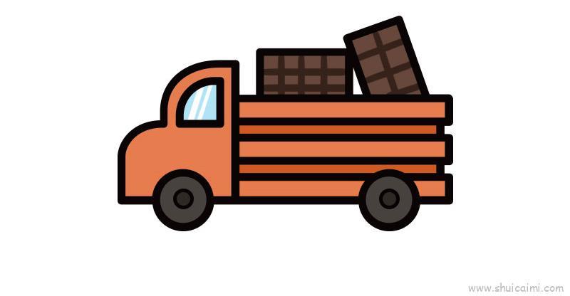 卡车教程，卡车儿童画怎么画 卡车教程，卡车简笔画步骤