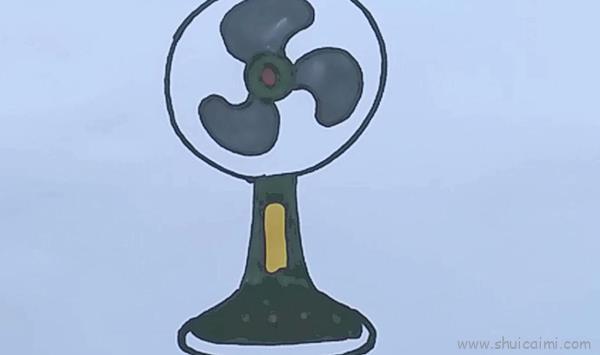 电风扇儿童画怎么画 电风扇简笔画顺序