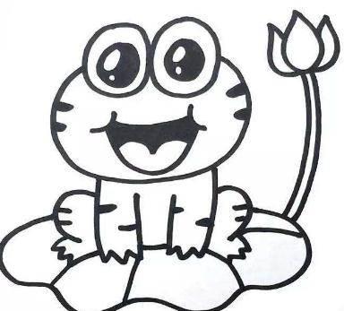 青蛙简笔画 儿童画青蛙简笔画