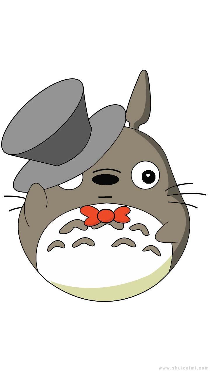 龙猫简笔画怎么画 龙猫简笔画图片