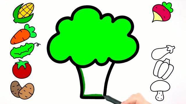 水果蔬菜简笔画图片大全 水果蔬菜简笔画图片大全大图彩色