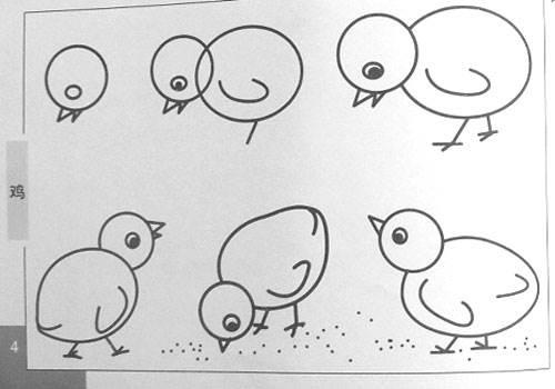 小鸡简笔画图片大全可爱 小鸡简笔画图片大全可爱图片大全