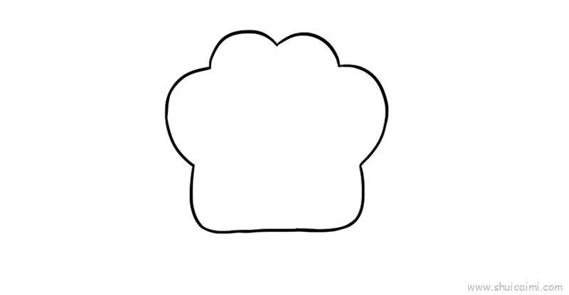 猫爪儿童画怎么画 猫爪简笔画画法