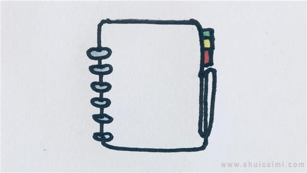 手帐本简笔画怎么画 手帐本简笔画图片