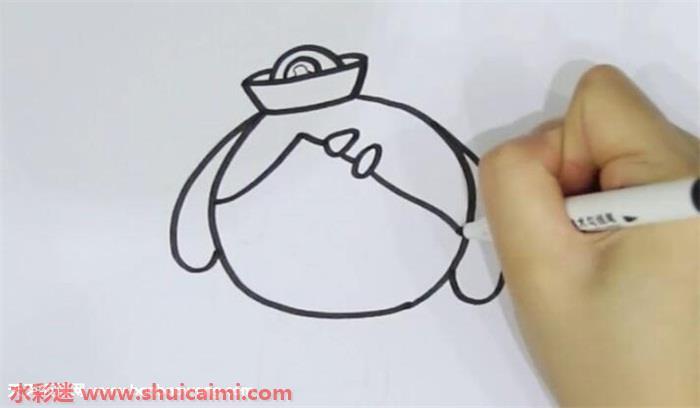 达西西怎么画 达西西简笔画步骤图
