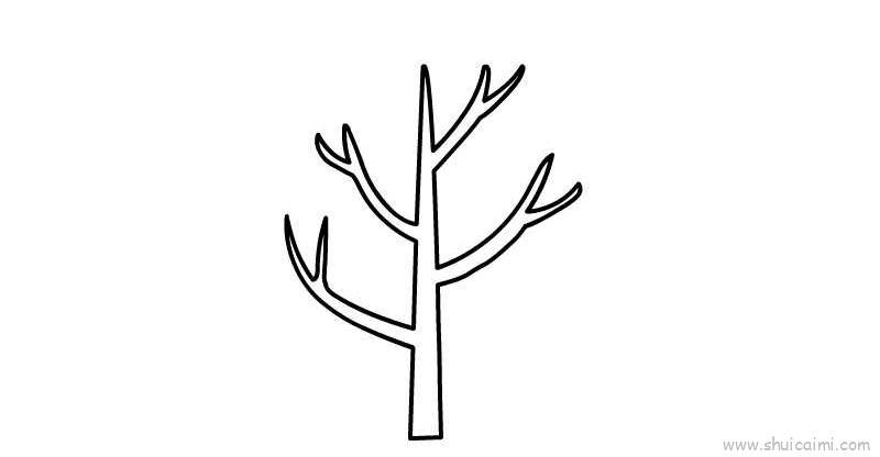 树木儿童画怎么画 树木简笔画图片大全
