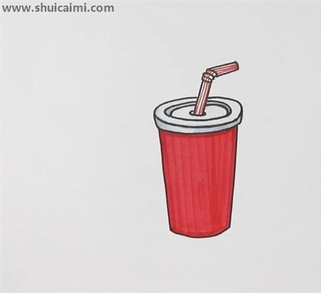 可乐简笔画怎么画 可乐简笔画图片