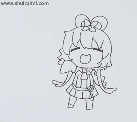 洛天依简笔画怎么画 洛天依简笔画图片