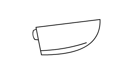 菜刀的简笔画怎么画（简单的菜刀怎么画）