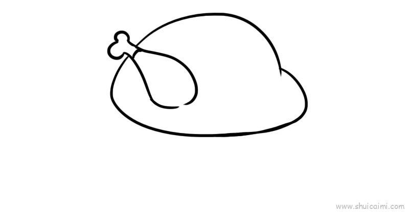 感恩节火鸡儿童画怎么画 感恩节火鸡简笔画简单