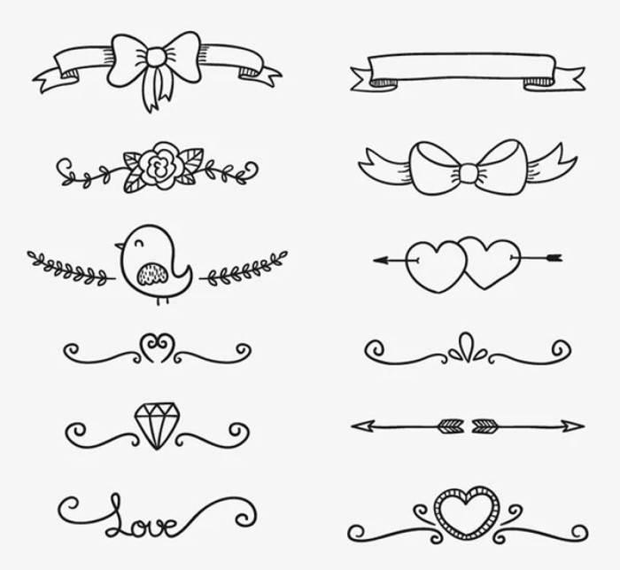 边框简笔画 边框简笔画简单漂亮